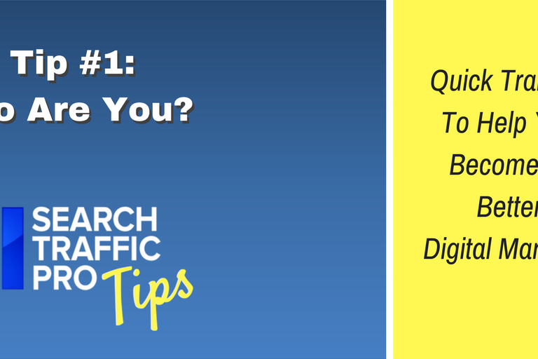 Pro Tip 1: Who Are You - Search Pros