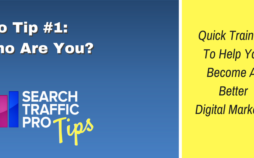 Pro Tip 1: Who Are You - Search Pros