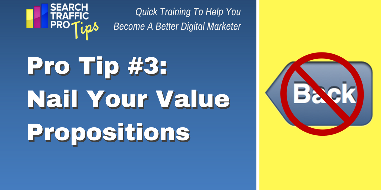 Nail Your Value Propositions - Search Pros