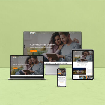 Example Search Pros site shown on different device sizes