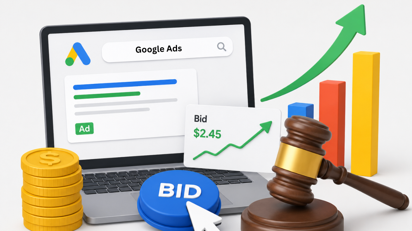Bidding strategy in Google Ads